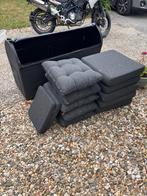 Kussenset met opbergbox, Tuin en Terras, Tuinmeubel-accessoires, Ophalen, Zo goed als nieuw