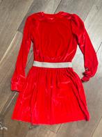 Rode Velvet Jurk WE 146/152, Ophalen of Verzenden, Zo goed als nieuw, WE Fashion, Meisje