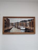 Schilderij Hoge der A - Groningen, Harry Gerhard Vastenburg, Ophalen of Verzenden