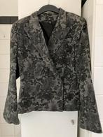 Bloemen jasje H&M mt 42, Ophalen of Verzenden, Zo goed als nieuw, Maat 42/44 (L), Blauw