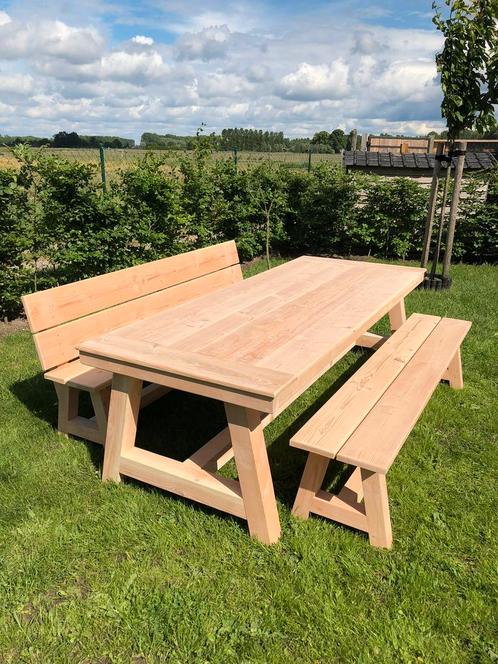 Nieuw douglas tuintafel. Maatwerk mogelijk, Tuin en Terras, Tuintafels, Nieuw, Rechthoekig, Hout, Ophalen