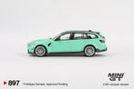 Mini GT 1:64 BMW M3 M Performance Touring 2022 mint green, -, Nieuw, Ophalen of Verzenden, Mini GT / TSM Models