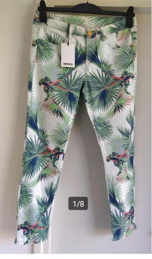 NIEUW!! MEXX aparte broek met print  VAN 120 VOOR 20 EURO!, Kleding | Dames, Broeken en Pantalons, Nieuw, Maat 36 (S), Overige kleuren