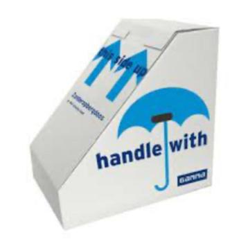 9 x GAMMA opbergdoos zolder karton wit 59x39x58 cm beschikbaar voor biedingen