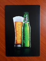 Carlsberg Bier 20x30 cm Reclamebord, Verzamelen, Ophalen of Verzenden, Nieuw, Reclamebord, Plaat of Schild, Overige merken