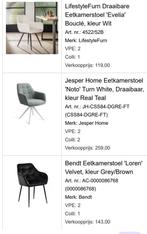 Partij losse stoelen / barkrukken NIEUW IN DOOS, Ophalen