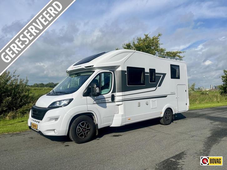 Adria Coral 600 SL - Inventaris incl., Caravans en Kamperen, Campers, tot en met 3, Adria, Diesel, Automaat, L-zit, Cassettetoilet