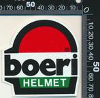Sticker: Boeri Helmet, Ophalen of Verzenden, Zo goed als nieuw, Auto of Motor