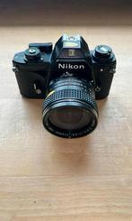 Nikon EM + 2 Lenzen, Ophalen of Verzenden, Gebruikt, Spiegelreflex, Nikon