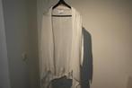 Allude open gewerkt vest langer model met cashmere S/M