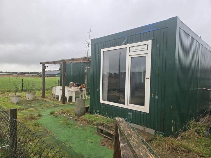 Woonunit 90 m² per direct beschikbaar, Doe-het-zelf en Verbouw, Bouwketen en Schaftketen, Zo goed als nieuw, Ophalen