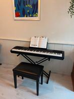 Casio CDP-130 BK Digitale Piano + Accessoires, Muziek en Instrumenten, Ophalen, Casio, Gebruikt, 88 toetsen