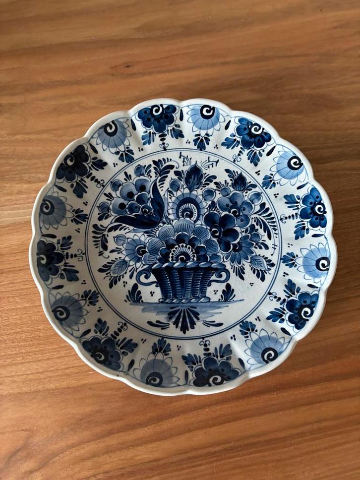 Delfts Blauw Bord - Pyramide 112, Antiek en Kunst, Antiek | Wandborden en Tegels, Ophalen