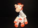 HAPPY HORSE GIRAFFE GILLIS NR1 VELOURS WIT MET BONT, Verzenden, Nieuw, Overige typen