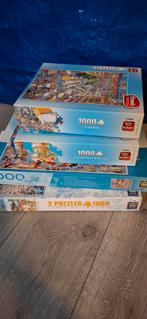 5 puzzels King 1000 stukjes, Ophalen of Verzenden, 500 t/m 1500 stukjes, Zo goed als nieuw