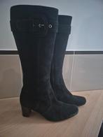 GABOR LAARZEN MT 6,5 ZWART SUÈDE, SMALLE SCHACHT, Kleding | Dames, Schoenen, Ophalen of Verzenden, Zo goed als nieuw, Zwart, Hoge laarzen