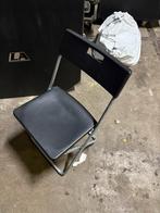 20 klapstoelen ikea, Ophalen, Kunststof, Gebruikt, Zwart