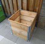 Opbergbakken stapelbaar (hout) opslagbakken opslagkisten, Ophalen of Verzenden, Zo goed als nieuw, Minder dan 50 cm