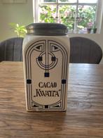 Antieke Kwatta Cacao Voorraadpot Keramiek Art Deco Stijl, Antiek en Kunst, Ophalen of Verzenden