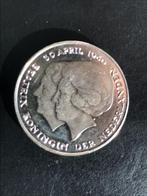 gave 2½ gulden herdenkingsmunt troonwissel 1980, 2½ gulden, Ophalen, Koningin Beatrix, Losse munt