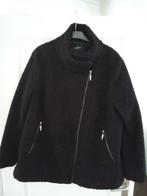 Zwarte dames jas, Ophalen of Verzenden, Zo goed als nieuw, Maat 46/48 (XL) of groter, Zwart