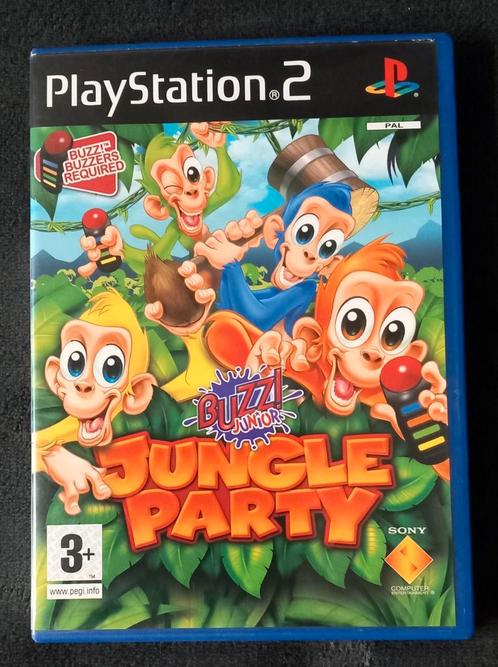 Buzz Junior Jungle Party Playstation 2, Spelcomputers en Games, Games | Sony PlayStation 2, Zo goed als nieuw, Ophalen of Verzenden