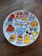 Blond Amsterdam gebaksbord Bijenkorf, Ophalen of Verzenden, Zo goed als nieuw, Aardewerk, Blond Amsterdam