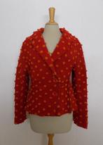 Apart wollen bolletjes vest/jasje! L, Kleding | Dames, Verzenden, Maat 42/44 (L), Zo goed als nieuw, Jasje