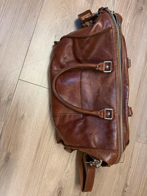 luiertas (schoudertas) cowboybag cognac, Kinderen en Baby's, Luiertassen, Gebruikt, Schoudertas, Ophalen of Verzenden