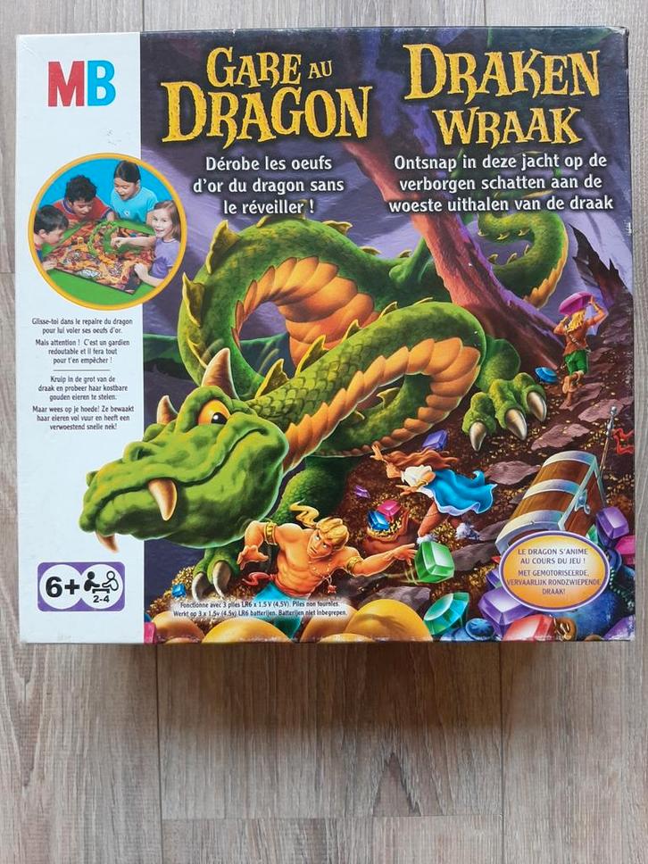 Drakenwraak Bordspel MB, 2-4 spelers, 6+, Hobby en Vrije tijd, Gezelschapsspellen | Bordspellen, Gebruikt, Drie of vier spelers
