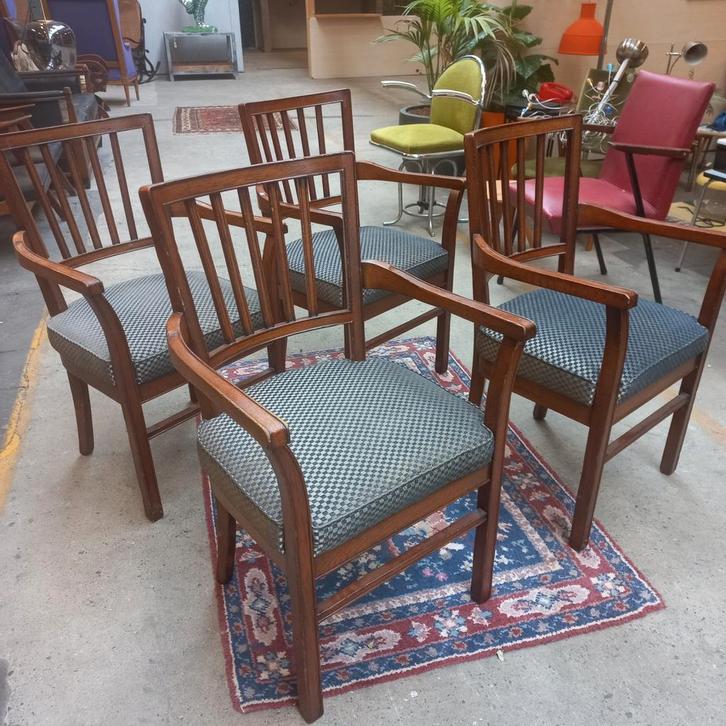 4 x Schuitema stoel/ eetkamerstoelen, Antiek en Kunst, Antiek | Meubels | Stoelen en Banken, Ophalen