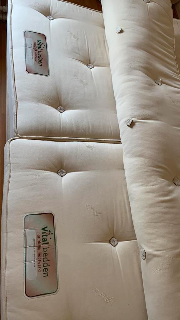 LaVital natuurlijke Topper, Huis en Inrichting, Slaapkamer | Matrassen en Bedbodems, Zo goed als nieuw, 180 cm, 200 cm, Tweepersoons