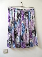 K40 SENSIA aparte comfort rok blauw lila wit zwart 48, Paars, Maat 46/48 (XL) of groter, Zo goed als nieuw, Onder de knie