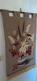 Vintage wandkleed bloemen, Ophalen of Verzenden, Zo goed als nieuw
