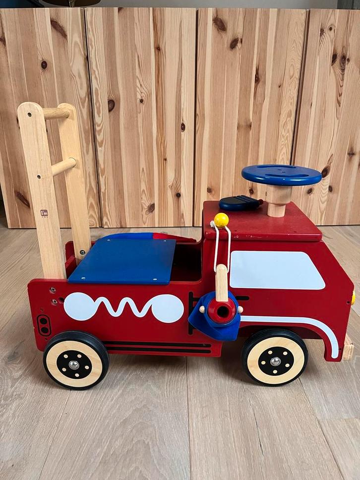 I’m Toy Duwkar Brandweer, Kinderen en Baby's, Speelgoed | Buiten | Voertuigen en Loopfietsen, Gebruikt, Loopvoertuig, Ophalen
