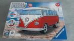 Volkswagen surferbus 3d puzzel Ravensburger rood wit vw bus, Ophalen of Verzenden, Minder dan 500 stukjes, Zo goed als nieuw, Rubik's of 3D-puzzel