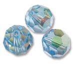 Swarovski 5000 Aquamarine AB 4mm Per Stuk € 0,35, Ophalen of Verzenden, Nieuw, Kraal