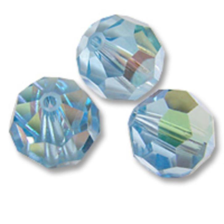 Swarovski 5000 Aquamarine AB 4mm Per Stuk € 0,35, Hobby en Vrije tijd, Kralen en Sieraden maken, Nieuw, Kraal, Ophalen of Verzenden