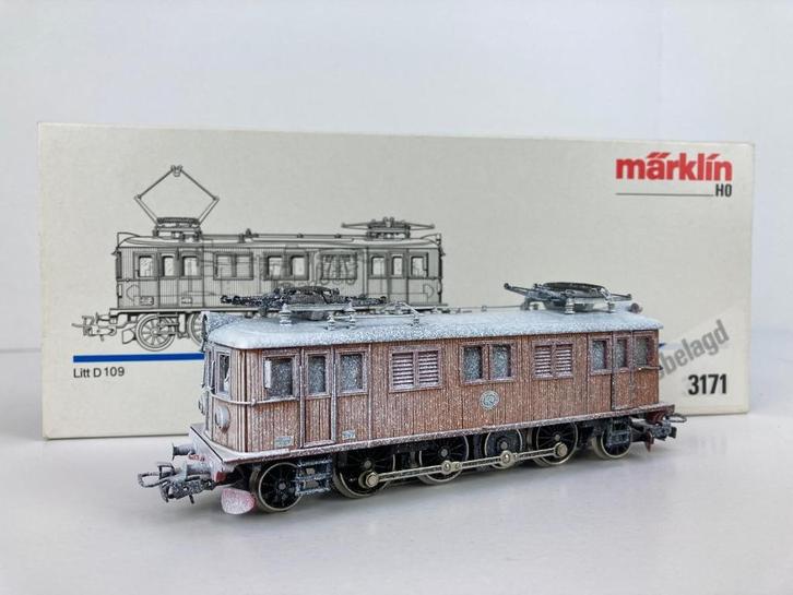 Märklin 3171 – Elektrische Locomotief D 109 – "SJ Litt", Hobby en Vrije tijd, Modeltreinen | H0, Zo goed als nieuw, Locomotief