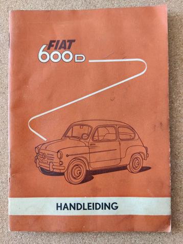 Fiat 600 D Handleiding 2e druk 1962