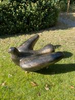 Grote vogel antiekgoud duif kunst beeld tuin vijver zwembad, Tuin en Terras, Ophalen, Nieuw, Kunststof, Dierenbeeld