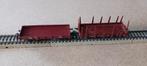 Märklin 4423/4459: Lageboordwagen en Rongenwagen, Hobby en Vrije tijd, Modeltreinen | H0, Wisselstroom, Gebruikt, Wagon, Ophalen of Verzenden