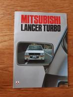 Mitsubishi Lancer Turbo Folder 1981, Boeken, Ophalen of Verzenden, Mitsubishi Motors Company, Mitsubishi, Zo goed als nieuw