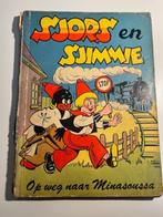 Vintage strip - Sjors en Sjimmie op weg naar Minasoussa 1955, Gelezen, Eén stripboek, Ophalen of Verzenden, Frans Piët