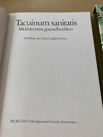 Tacuinum sanitatis boek uit 1975 in kleur beschikbaar voor biedingen