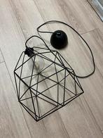 Brunsta zwarte metalen hanglamp, Ophalen of Verzenden, Zo goed als nieuw, Rond