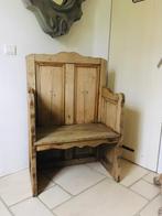 Héél oud landelijk pinch pine bankje !, Ophalen