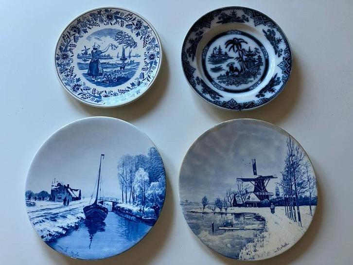 Delfts Blauw Wandbord, Antiek en Kunst, Antiek | Wandborden en Tegels, Ophalen of Verzenden