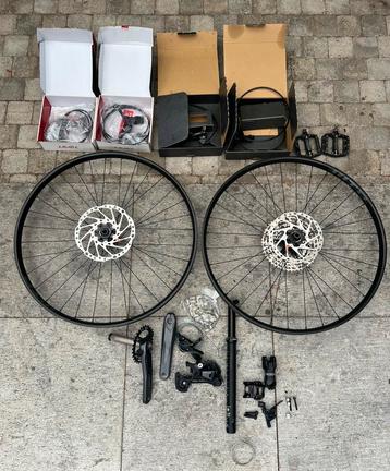 Complete set om Mountainbike op te bouwen beschikbaar voor biedingen