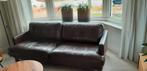 Leren bank, Ophalen, Gebruikt, Driepersoons, Rechte bank